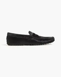 TOD'S Calf hair driving shoes - Black Black