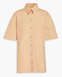 Ferragamo Cotton-poplin shirt - Orange Orange