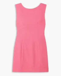 RIXO Michaela cutout bow-detailed crepe mini dress - Pink Pink