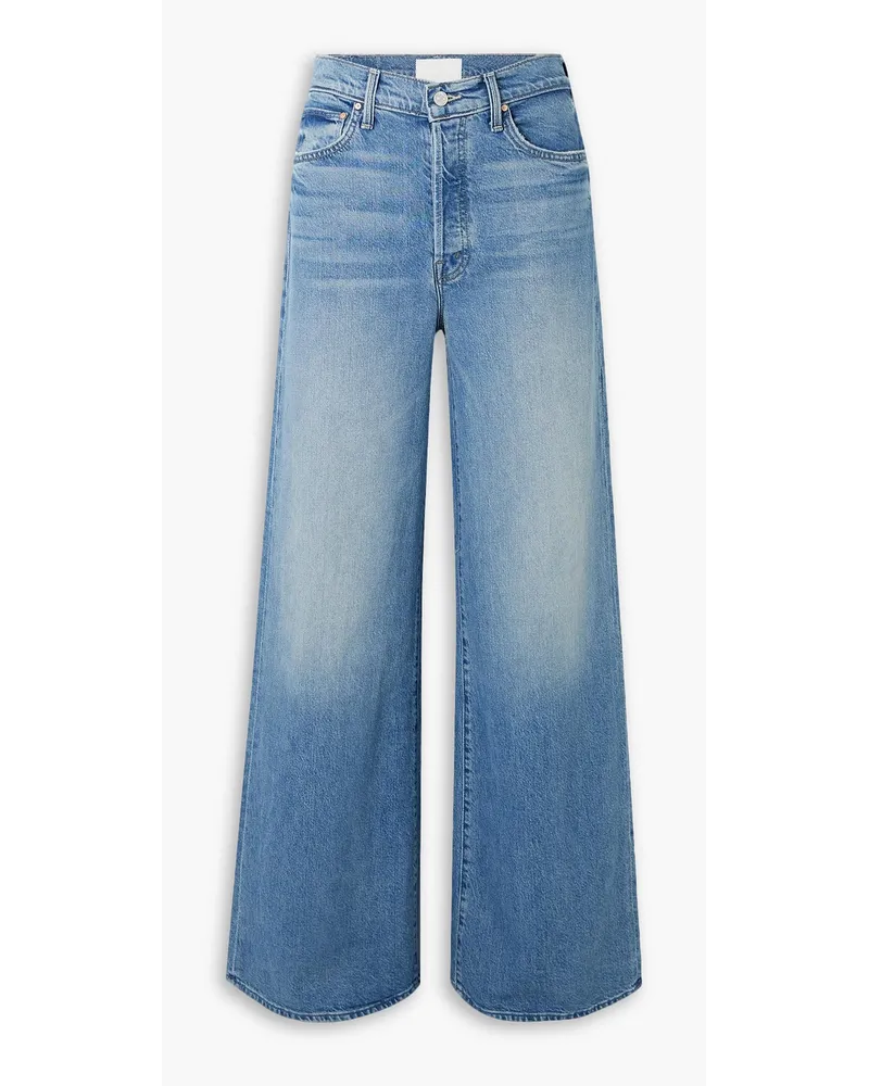 Mother The Ditcher high-rise wide-leg jeans - Blue Blue