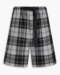 Alexander Wang Checked wool shorts - Gray Gray