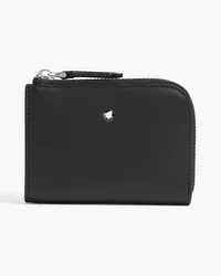 Montblanc Leather cardholder - Black Black