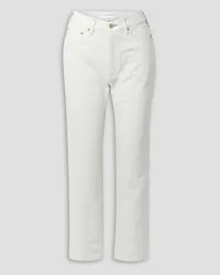 Tu Es Mon Trésor The Emerald high-rise straight-leg jeans - White White