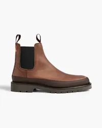 Paul Smith Geyser burnished-leather Chelsea boots - Brown Brown