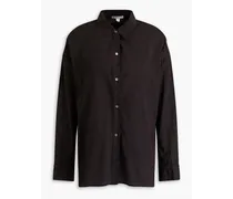Cotton-mousseline shirt - Black