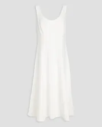 Vince Twill midi dress - White White