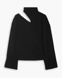 A.L.C. Edith cutout knitted turtleneck sweater - Black Black