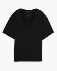 ATM Cotton-jersey T-shirt - Black Black