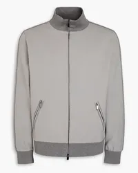 Canali Stretch-jersey jacket - Gray Gray