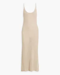 Onia Linen midi slip dress - Neutral Neutral