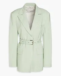 LVIR Belted cotton blazer - Green Green