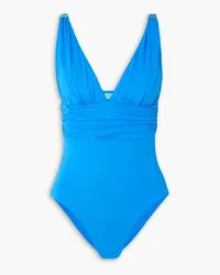 Melissa Odabash Panarea ruched swimsuit - Blue Blue