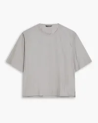 Dolce & Gabbana Cotton-poplin T-shirt - Gray Gray