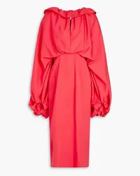 Roksanda Ilincic Garnia ruffled wool midi dress - Orange Orange