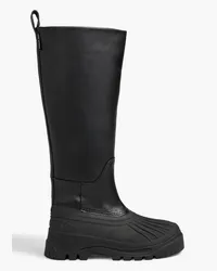 Axel Arigato Cryo leather and rubber rain boots - Black Black