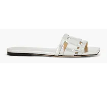 Laran metallic leather sandals - Metallic