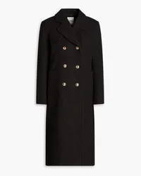 Sandro Double-breasted wool-felt coat - Black Black