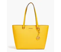 Leather tote - Yellow