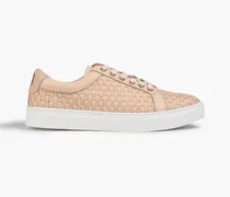 True woven leather sneakers - Neutral