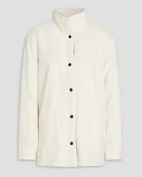 James Perse Cotton and wool-blend corduroy jacket - White White