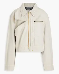 Jacquemus Cutout denim jacket - Gray Gray