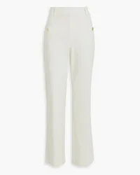 Derek Lam Cotton-blend twill straight-leg pants - White White