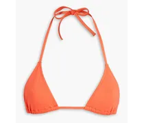 Malia halterneck bikini top - Orange