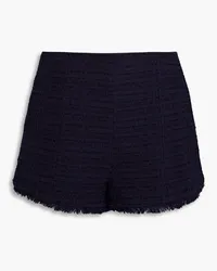 Zimmermann Cotton-blend tweed shorts - Blue Blue