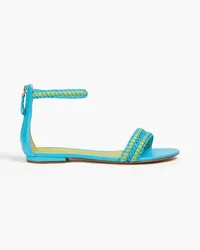 Alexandre Birman Emmy two-tone leather sandals - Blue Blue