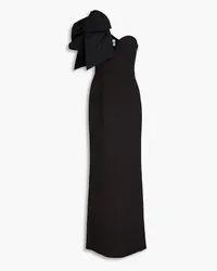 Rebecca Vallance Cecily bow-detailed cloqué gown - Black Black