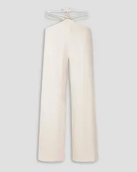 Cult Gaia Tessa linen-blend wide-leg pants - White White