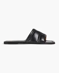 ATP Atelier Forio leather slides - Black Black