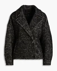 Maje Bouclé-tweed jacket - Black Black