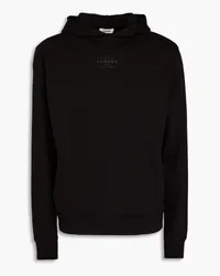 Sandro French cotton-terry hoodie - Black Black