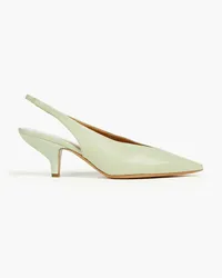 Maison Margiela Leather slingback pumps - Green Green