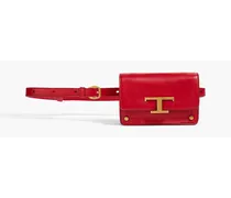 T Timeless convertible leather belt bag - Red