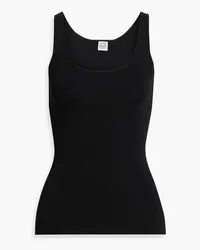 Totême Stretch-knit tank - Black Black