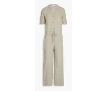 Linen jumpsuit - Gray