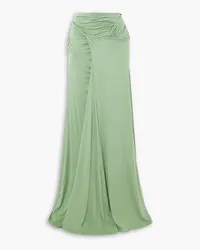 GAUGE81 Sima draped jersey maxi skirt - Green Green