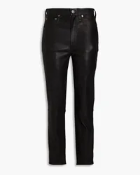 Rag & Bone Leather slim-leg pants - Black Black