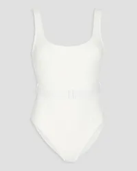 Zimmermann Belted swimsuit - White White