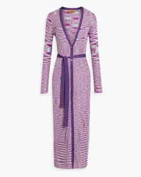 Missoni Space-dyed silk cardigan - Purple Purple