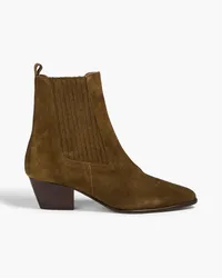 Sandro Suede ankle boots - Green Green