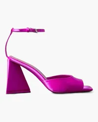 ATTICO Piper satin sandals - Pink Pink