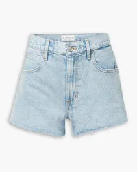 SLVRLAKE Farrah frayed denim shorts - Blue Blue