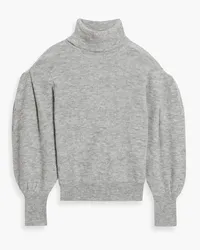 IRO Edyna mélange knitted turtleneck sweater - Gray Gray