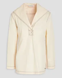 Tory Burch Cotton-poplin blouse - White White