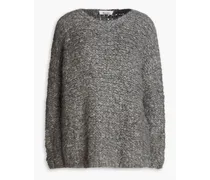 Garavani - Oversized mélange cashmere sweater - Gray