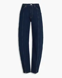 RE/DONE High-rise tapered jeans - Blue Blue