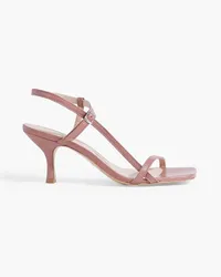 Iris & Ink Fatimah leather slingback sandals - Pink Pink